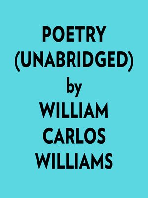 cover image of Poetry (Unabridged)